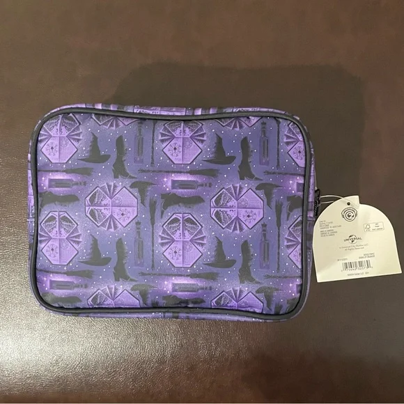 Wicked Purple Double Zip Organizer - Makeup Bag, Travel Cosmetic Bag - Picture 7 of 10